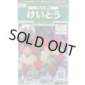 送料無料　花の種　けいとう　きもの混合　約143粒　(株)サカタのタネ　実咲250（026234）
