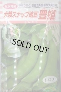 送料無料　[豆類]　大莢豌豆　豊姫　20ml　松永種苗(株)
