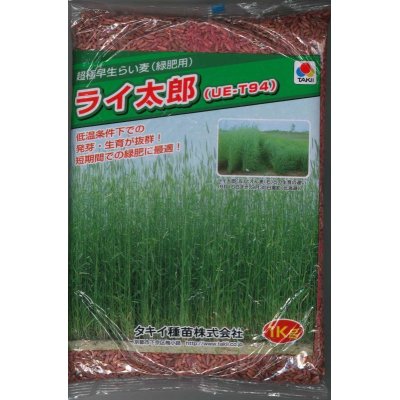 画像1: [緑肥]　ライ麦　ライ太郎 1kg　タキイ種苗（株）