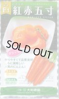 送料無料　[人参]　黒田系五寸[人参]　Ｆ1紅赤五寸　3ml　大和農園