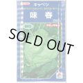 送料無料　キャベツ　味春　2000粒　タキイ種苗(株)