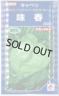 送料無料　キャベツ　味春　2000粒　タキイ種苗(株)