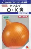 送料無料　[たまねぎ]　O・K黄　6.5ml(約630粒)　タキイ種苗(株)　DF