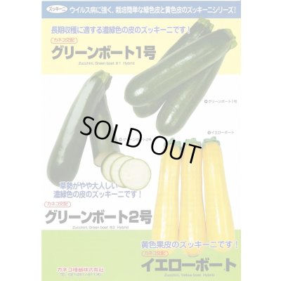 画像2: 送料無料　[ズッキーニ]　グリーンボート2号　100粒　カネコ種苗（株）