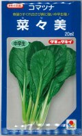 送料無料　[小松菜]　菜々美　20ml　タキイ種苗(株)