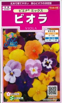 送料無料　花の種　ビオラ　ピエナミックス　30粒　(株)サカタのタネ　実咲350（026133）