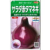 送料無料　[たまねぎ]　サラダ赤タマネギ　ルビールージュ　約330粒　(株)サカタのタネ　実咲350（003059）
