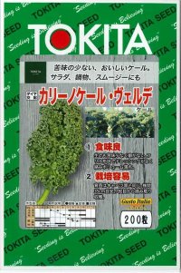 [葉物]　ケール　カリーノケール・ヴェルデ　200粒　トキタ種苗（株）