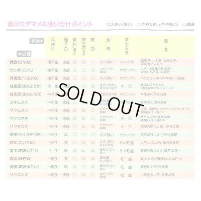 画像5: [枝豆]　サヤタカラ　1L　雪印種苗(株)