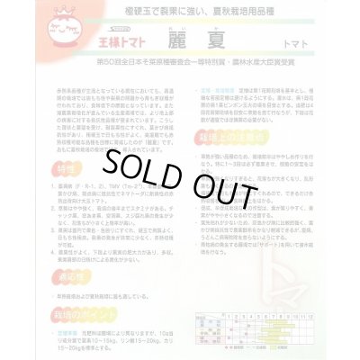 画像5: 送料無料　[トマト]　麗夏　21粒　(株)サカタのタネ　実咲550 （002815）