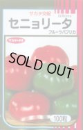 送料無料　[ピーマン]　フルーツパプリカ　セニョリータ　100粒　各色　(株)サカタのタネ