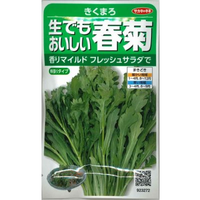画像1: 送料無料　しゅんぎく　きくまろ　約5000粒　(株)サカタのタネ　実咲350（002987）