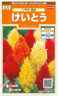 花の種　 けいとう　八千代混合　約186粒　サカタのタネ（株）　 実咲200