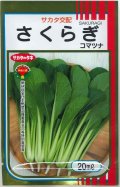 送料無料　[小松菜]　さくらぎ　20ml　（株）サカタのタネ