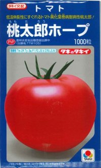 [トマト/桃太郎系]　送料無料！　桃太郎ホープ　1000粒 貴種（コートしてません） 　タキイ種苗（株）