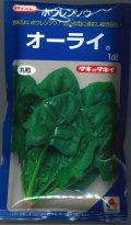 送料無料　[ほうれんそう]　オーライ　1dl　タキイ種苗(株)