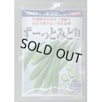 [オクラ]　ずーっとみどり　1000粒　サカタ交配