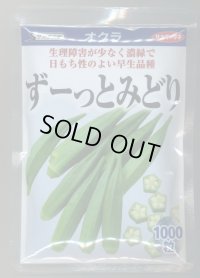 送料無料　[オクラ]　ずーっとみどり　1000粒　(株)サカタのタネ