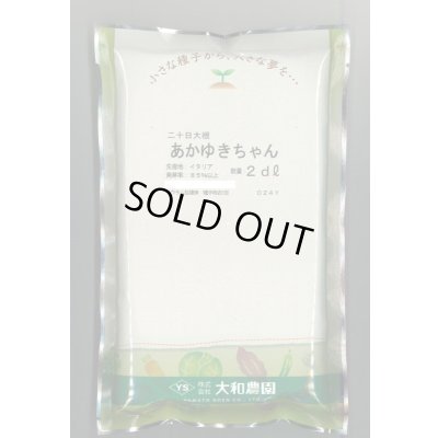 画像1: 送料無料　[大根]　はつかだいこん　あかゆきちゃん　2dl　大和農園