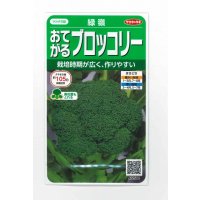 送料無料　[ブロッコリー]　緑嶺　約110粒　(株)サカタのタネ　実咲450（002930）