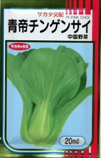 [中国野菜]　チンゲンサイ　青帝チンゲンサイ　2dl（2024年5％増量）　サカタのタネ（株）