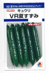 送料無料　[キュウリ]　ＶＲ夏すずみ　13粒　タキイ種苗(株)　DF