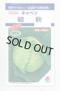 送料無料　[キャベツ]　初秋　1.8ml(約200粒)　タキイ種苗(株)　DF
