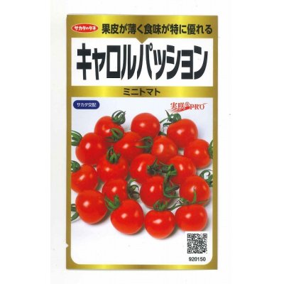 画像1: [トマト/ミニトマト]　キャロルパッション　40粒　サカタのタネ（株）　実咲PRO