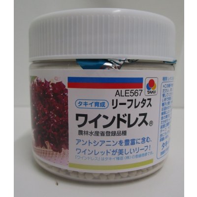 画像1: 送料無料　[レタス]　リーフレタス　ワインドレス　ペレット5千粒　タキイ種苗(株)