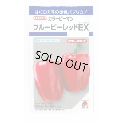 画像1: 送料無料　[ピーマン]　カラーピーマン　フルーピーレッドEX　27粒　タキイ種苗(株)　DF