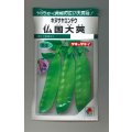 送料無料　[えんどう]　キヌサヤエンドウ　仏国大莢　18ml　タキイ種苗(株)　GF
