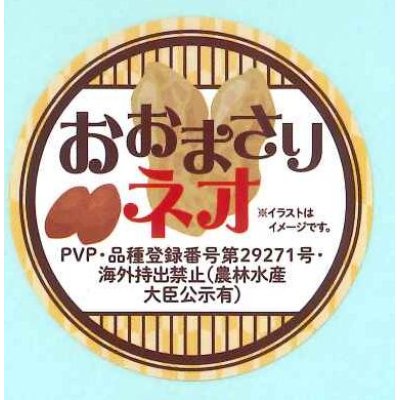 画像1: 送料無料！　青果シール　落花生　おおまさりネオ　1000枚