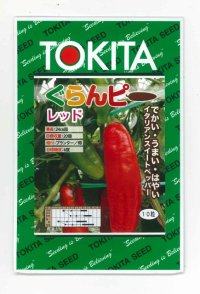送料無料　[パプリカ]　ぐらんピー　レッド　10粒　トキタ種苗(株)