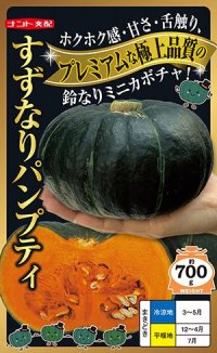 [かぼちゃ]　すずなりパンプティ　6粒　ナント種苗（株）