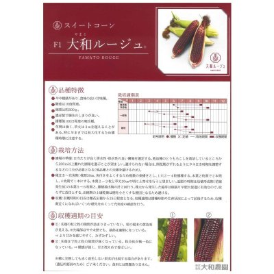 画像3: 送料無料　[とうもろこし]　大和ルージュ　10ml(およそ40粒)　（株）大和農園