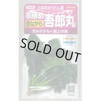 [ほうれんそう]　　寒締め吾郎丸　25ml　サカタのタネ（株） 実咲200