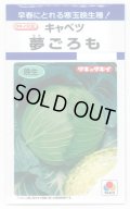 送料無料　[キャベツ]　夢ごろも　1.1ml　タキイ種苗(株)　DF