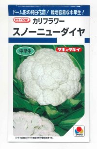 送料無料　[カリフラワー]　スノーニューダイヤ　1.2ml　タキイ種苗(株)　DF