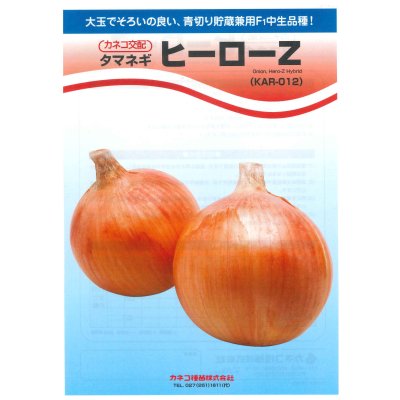 画像2: 送料無料　[たまねぎ]　ヒーローZ　小袋(2.7ml)　カネコ種苗（株）