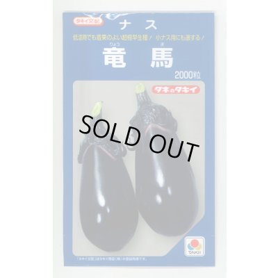 画像1: 送料無料　[なす]　竜馬　1000粒　タキイ種苗(株)