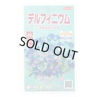 送料無料　花の種　デルフィニウム　プデルミックス　小袋(約40粒)　(株)サカタのタネ　実咲500（101562）