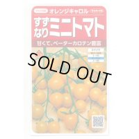 送料無料　[トマト/ミニトマト]　オレンジキャロル　15粒　(株)サカタのタネ　実咲450（004027）