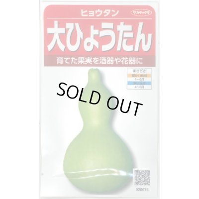 画像1: 送料無料　大ひょうたん　(およそ10粒)　(株)サカタのタネ　実咲250（002863）