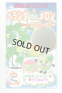 送料無料　[メロン]　ベランダdeメロン(アニバーサリー)小袋(5粒)ナント種苗(株)