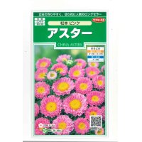 花の種　アスター　松本ピンク　約190粒　（株）サカタのタネ　実咲250