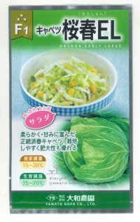 送料無料　[キャベツ]　桜春EL　1ml　（株）大和農園