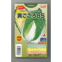 送料無料　[白菜]　黄ごころ85　ペレット100粒　タキイ種苗(株)