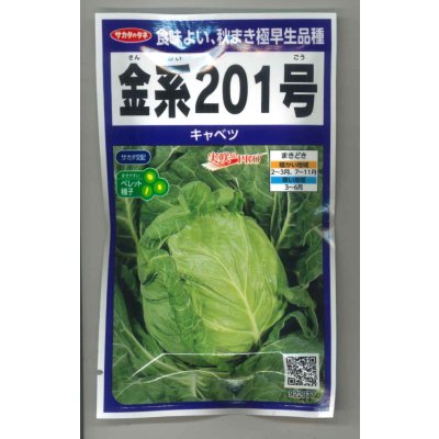 画像1: 送料無料　[キャベツ]　金系201号　ペレット　100粒　(株)サカタのタネ　実咲PRO（104968）