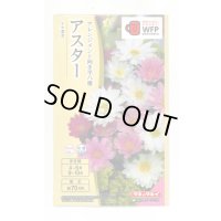 送料無料　花の種　アスター　ナナ　混合　小袋　タキイ種苗(株)(NL300)