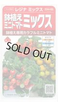送料無料　[トマト/ミニトマト]　レジナミックス　約75粒 (株)サカタのタネ 実咲350（107809）